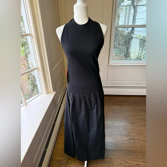 Simon Miller NWT Junjo Knit & Poplin Maxi Dress - Picture 4 of 13